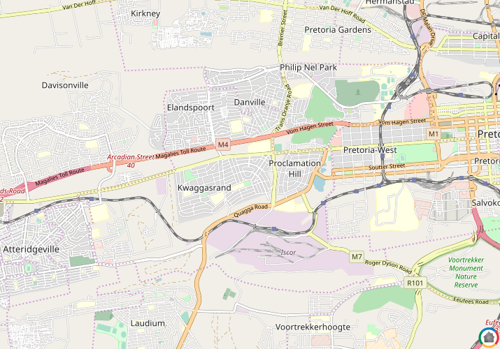 Map location of Westpark